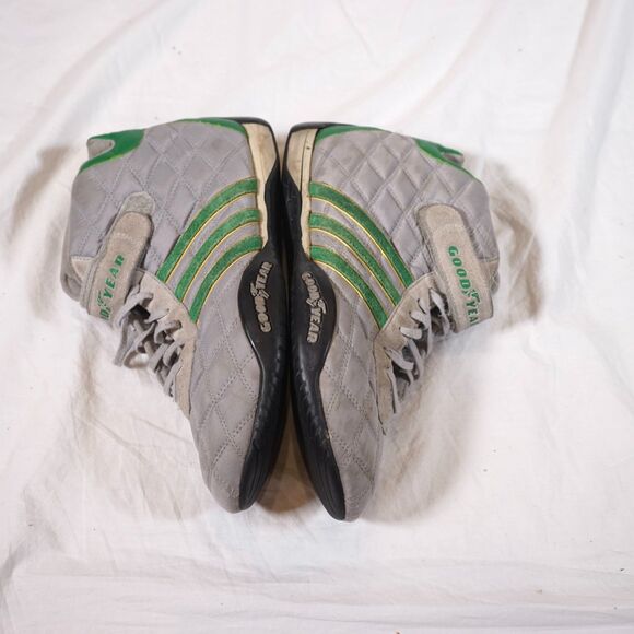 Adidas Goodyear Quilt Racing Shoes Green Men’s Size 8.5 2004 Vintage RARE main image 9